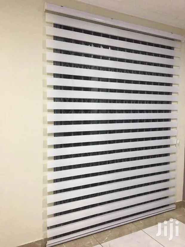 White Zebra Curtains Blinds Plus Free Installation · Photo 1