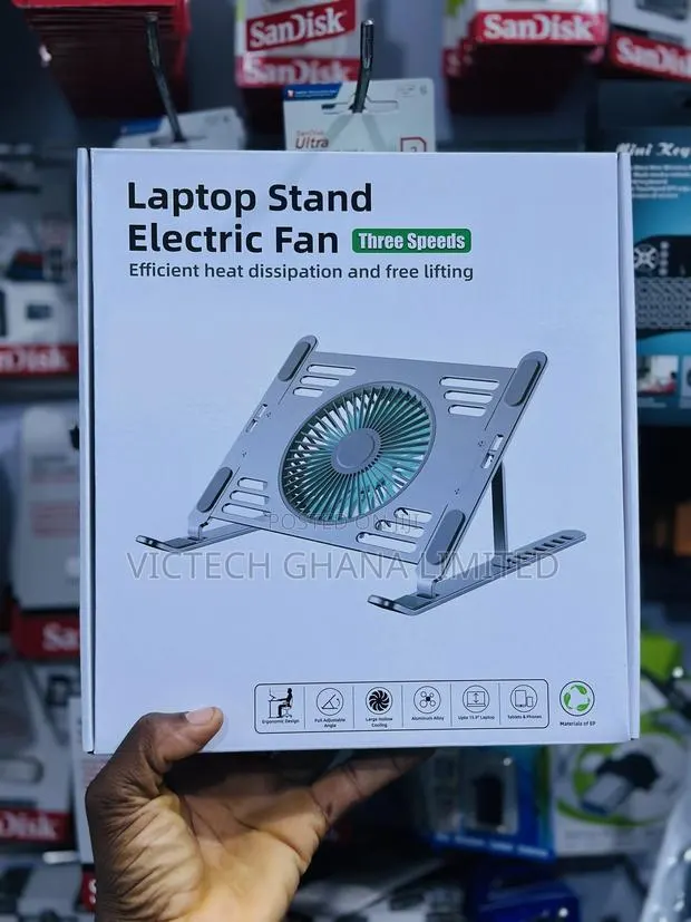 Laptop Stand Electric Fan · Photo 1