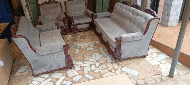 Quality Wood Local Sofa Set❤💯😘💕. Free Delivery · Photo 1