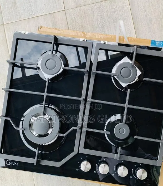 Ultra Best Midea 4 Burner 60cm Gas Hob – Black (60GJ084) · Photo 1