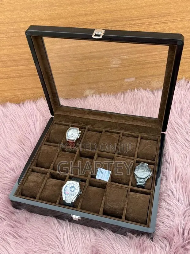 New Watch Organizer With Transparent Cover, 18 Slot · Photo 1
