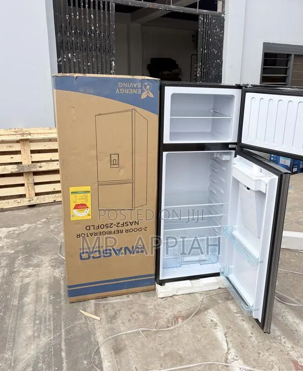 Classic Design Nasco Nasf2-250fld 2 Door Refrigerator(Gray). · Photo 1