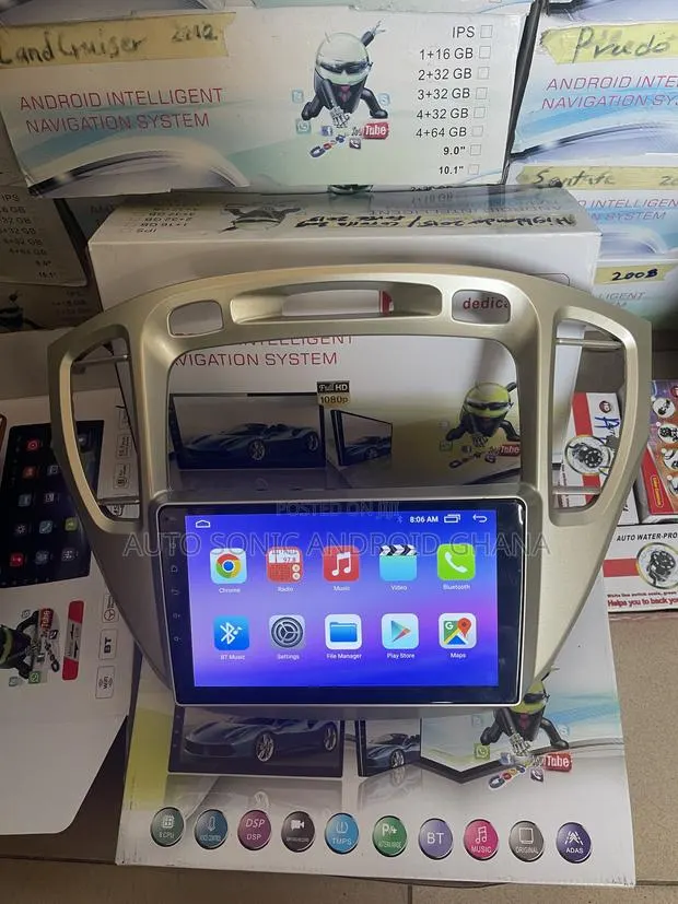Toyota Highlander 2005 Android Infotainment Upgrade Screen 9” · Photo 1