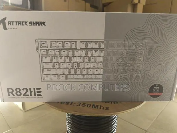 Attack Shark R82HE Mechanical Wired Magnetic Switch Keyboard (Black) · Photo 1