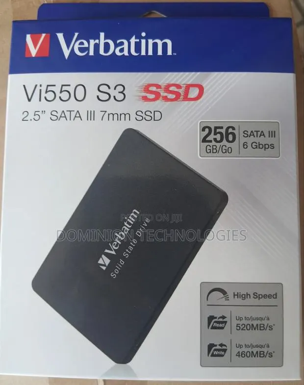 Verbatim Vi550 S3 SSD 2.5 Sata Iii 7mm 256gb · Photo 1
