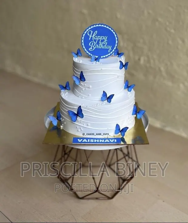 Customize Butterfly Birthday Cake · Photo 1