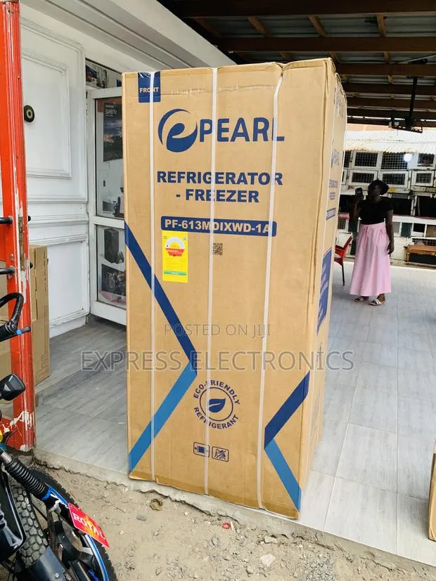 Hot Deals Pearl 421L Bottom Freezer + Dispenser Fridge PF-613MDIXWD-1A · Photo 1