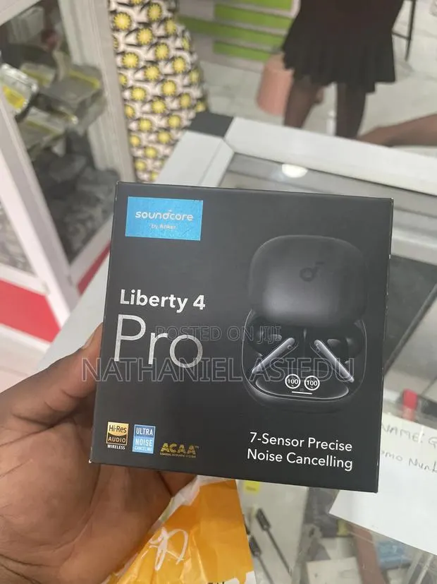 Anker Liberty 4 Pro True Wireless Noise-Cancelling Earbuds. · Photo 1