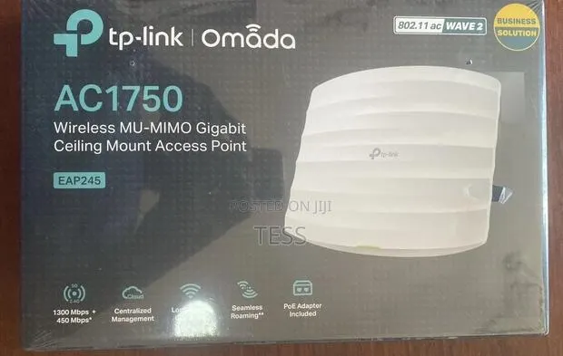Tp-Link Eap245 Omada Dual Band 1750mbps Ceiling Mount Ap · Photo 1