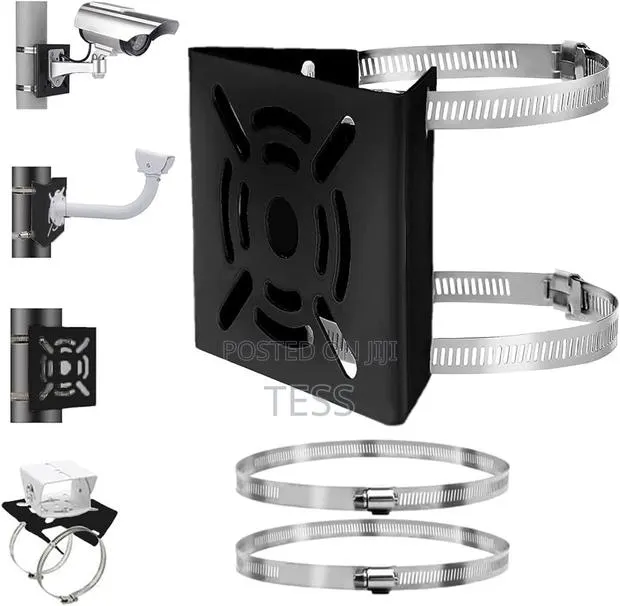 Pole Mount Universal Vertical Bracket for CCTV Camera · Photo 1
