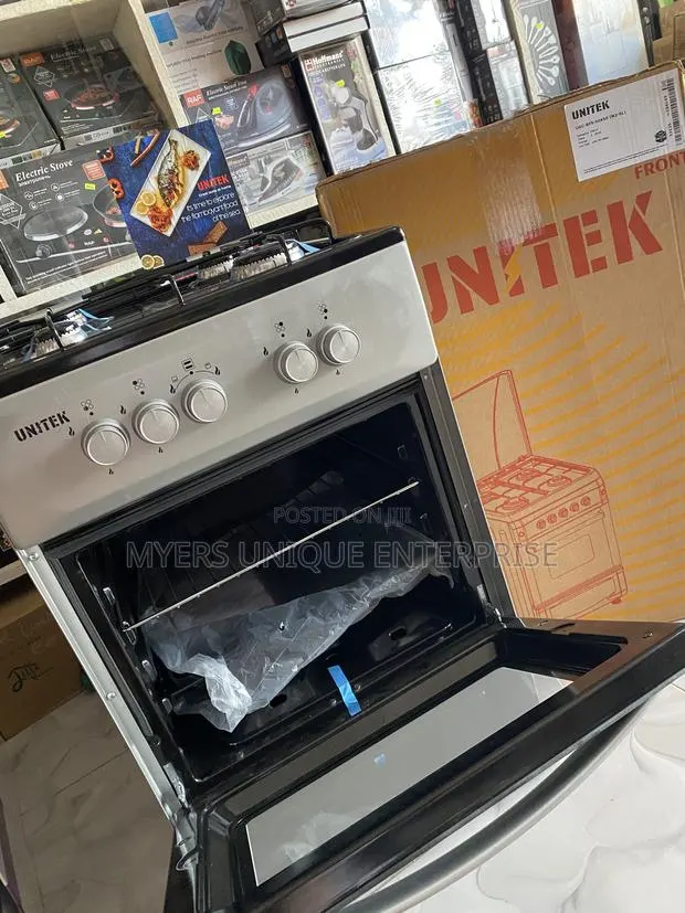 Unitek 4 Burners Gas Stove + Oven · Photo 1