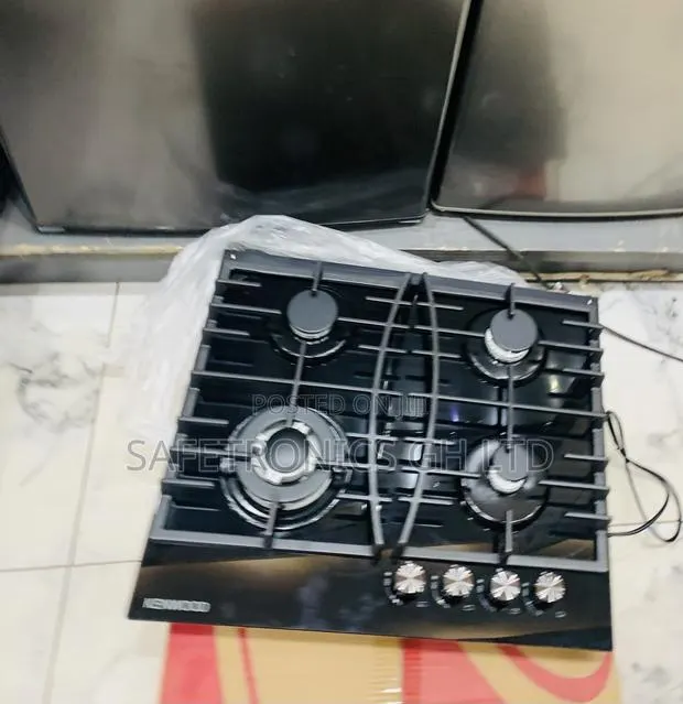 Long Lasting • Kenwood Black Inbuilt 4 Gas Burner Hob · Photo 1