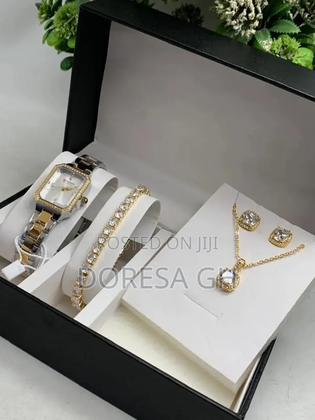 Curren Ladies Watch,Necklace Bracelet Set – Elegant Gift Set for Her · Photo 1