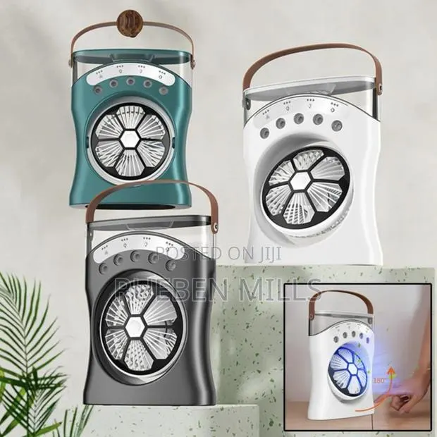 Charging and Plugging Two Way Power Ice Water Cooling Fan · Photo 1