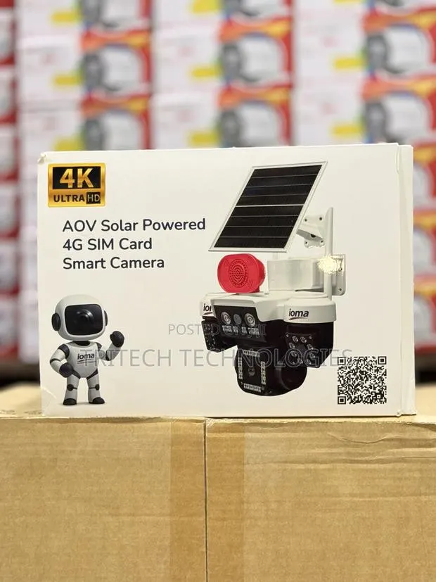 Ioma Smart 4g Solar Camera 16mp 4 in 1 Ultra Hd Dual 7w Panel 16000mah · Photo 1