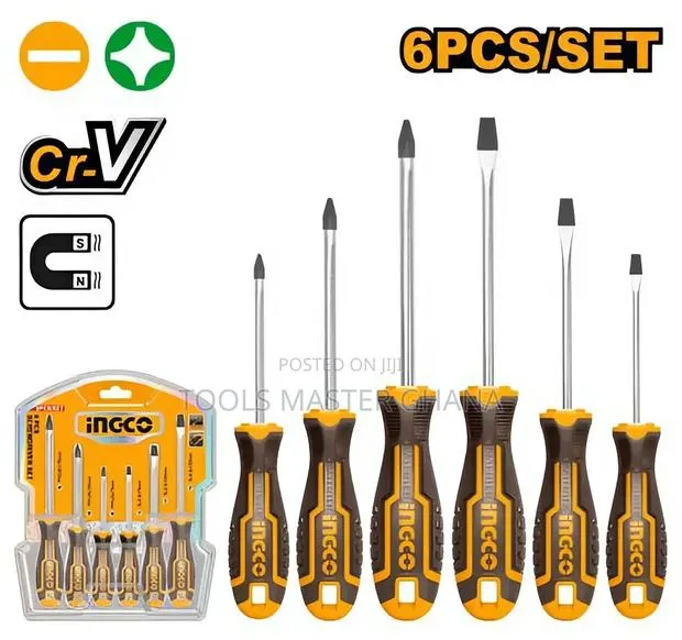 6 Pcs Screwdriver Set - Hksd0628 · Photo 1