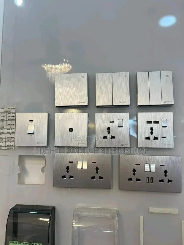 190-Best Grey Combo Socket and Switches · Photo 1