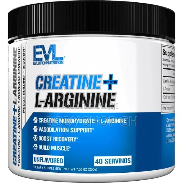 Evlution Creatine Monohydrate + L-Arginine Powder - For Massive Muscle · Photo 1