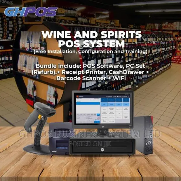 Wine Spirits Bar Pos System Bundle (Hardware Software · Photo 1