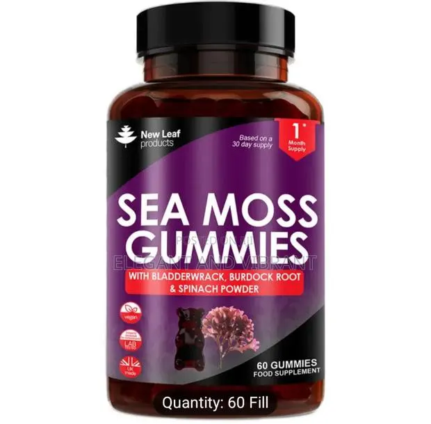Sea Moss Gummies-Irish Sea Moss+Burdock Root Bladderwrack · Photo 1