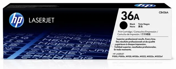 Original HP 36A (CB436A) Black LaserJet Toner Cartridge · Photo 1