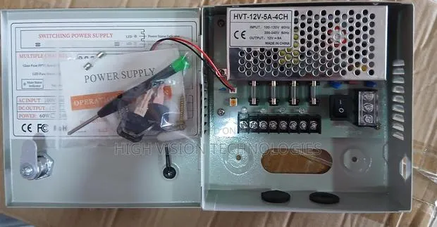 4ch CCTV Power Supply 14”2v 5a · Photo 1