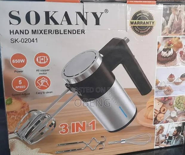3 in 1 Sokany Hand Mixer · Photo 1