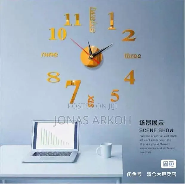 Diy 3d Wall Clock · Photo 1