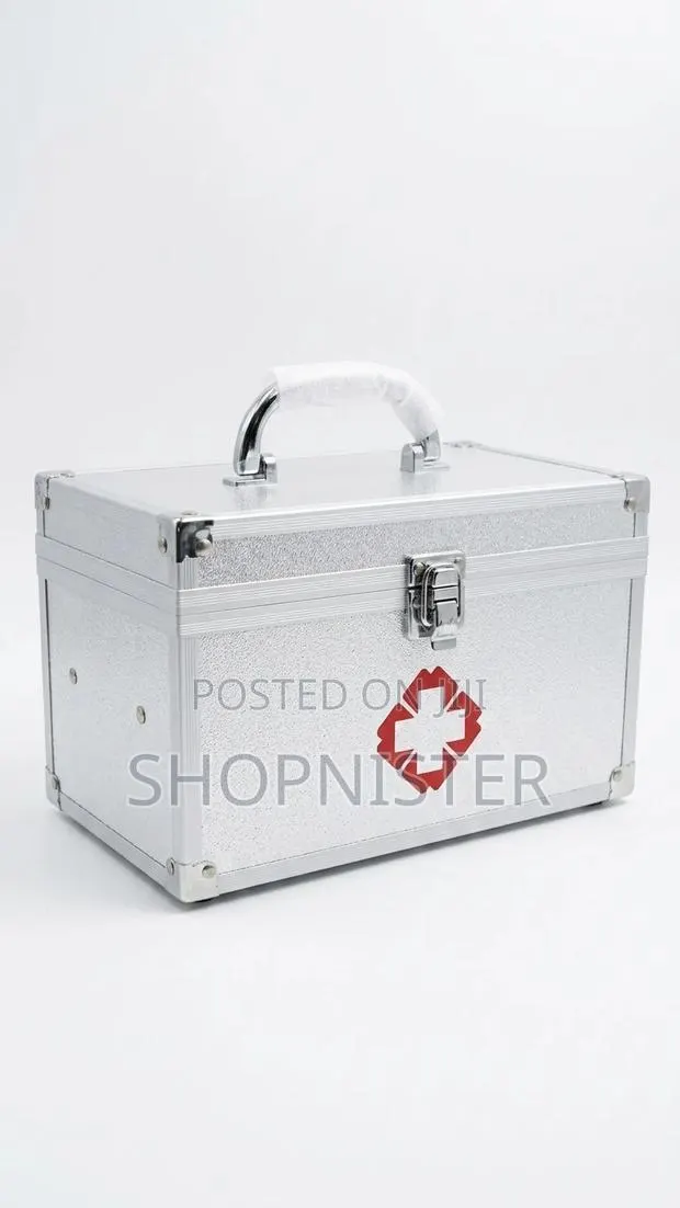 Premium First Aid Organizer Case – Silver · Photo 1