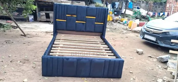 Dark Ash Quality Double Bed Frame Available · Photo 1