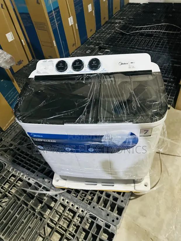 Text Us for Us for Your Washing Machine 7kg Midea White · Photo 1