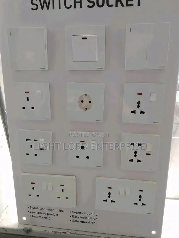 ZDH- Double Socket and Switches White · Photo 1