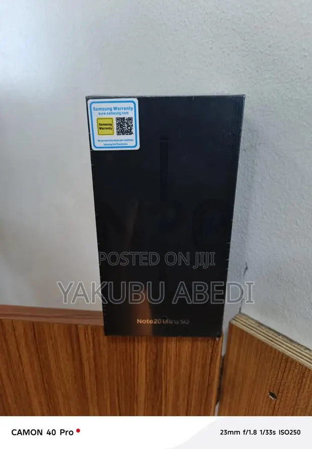 New Samsung Galaxy Note 20 Ultra 5G 128 GB Black · Photo 1