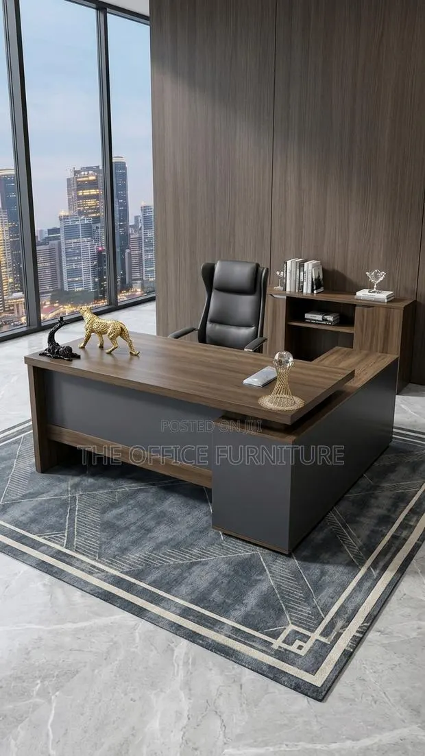 Executive L-Shaped Office Desk