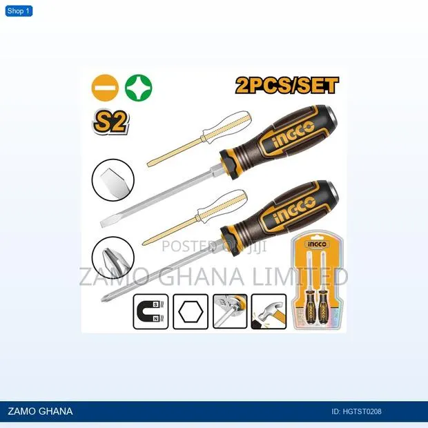 2 PCS Gothrough Screwdriver - Hgtst0208 · Photo 1
