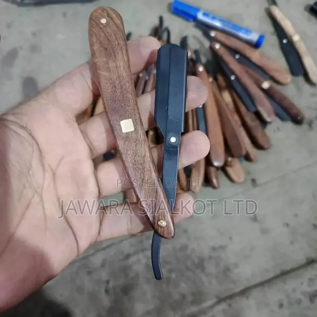 Wooden Handle Shaving Razor Stainless Steel Head · Photo 3