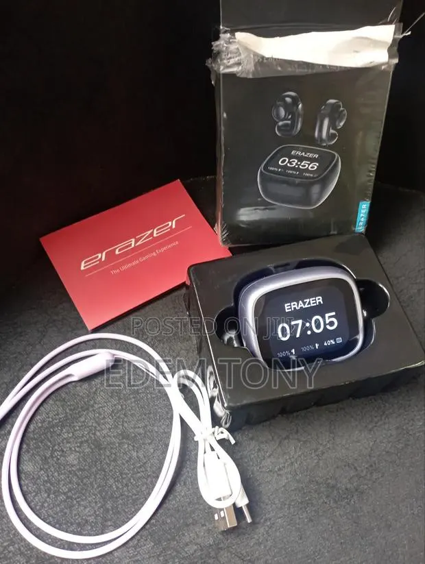 Lenovo Erazer XF28 Open-Wear Stereo Clip-on Earbuds in Purple · Photo 1