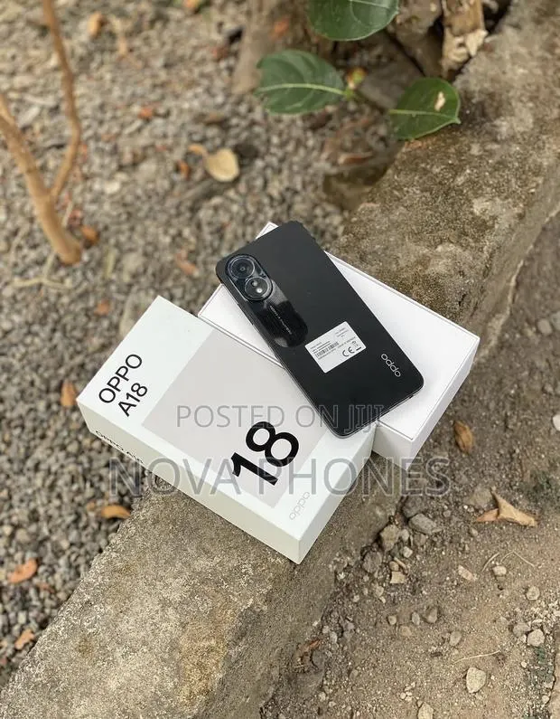New Oppo A18 64 GB Black · Photo 1