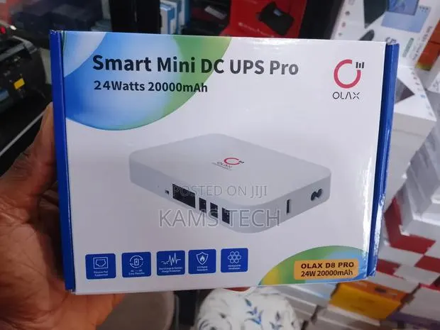 20,000mah Olax Mini DC Ups Pro 24watts (Router Power Bank) · Photo 1
