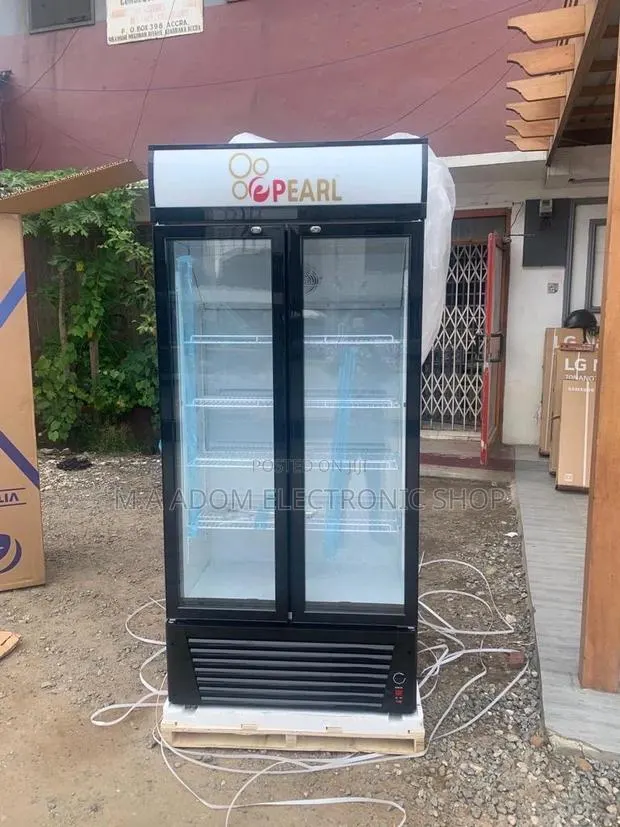 Sealed in Box Pearl PVC 622-2b Double Door Refrigerator. · Photo 1