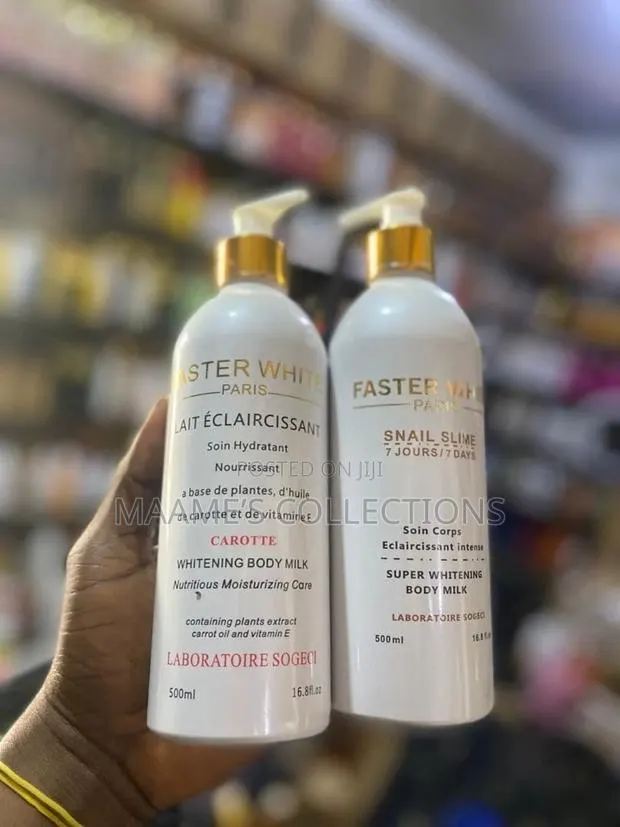 Faster White Paris Whitening Body Milk ( GH₵ 270 Each ) · Photo 1