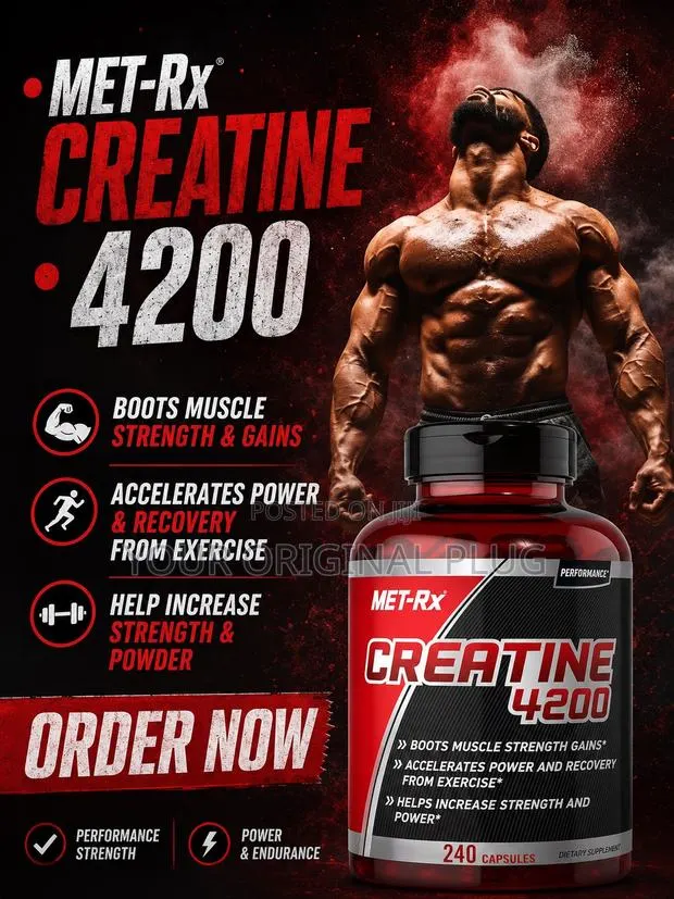 Creatine Pills (Met-rx Performance Creatine 4200) · Photo 1