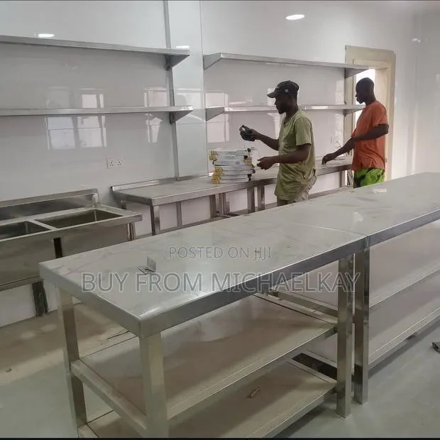 Wall Shelves Fixing and Kitchen Setups With Stainless Dm Me · Photo 3