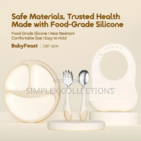 Oraimo Baby Feast Food-grade Silicone Baby Dinner Ware · Photo 3