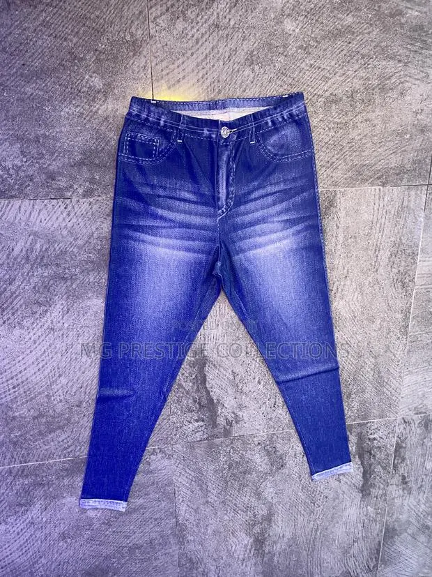 Women's Stretch Denim-Print Leggings / Jeggings · Photo 1