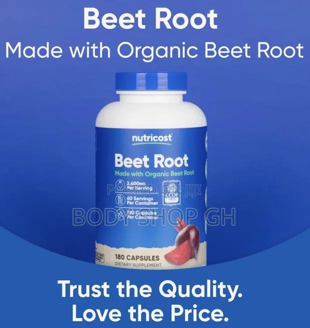 Nutricost Beet Root 2400mg, 180 Capsules - Nitric Oxide Booster · Photo 1