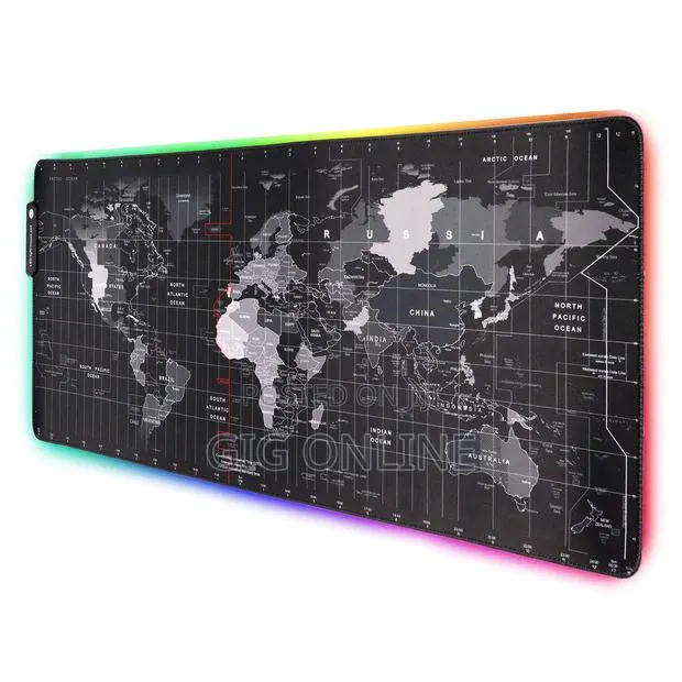World Map XL RGB Mouse Pad · Photo 2