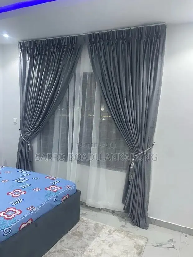 Grey Colour Curtains Loyalty Decor · Photo 1