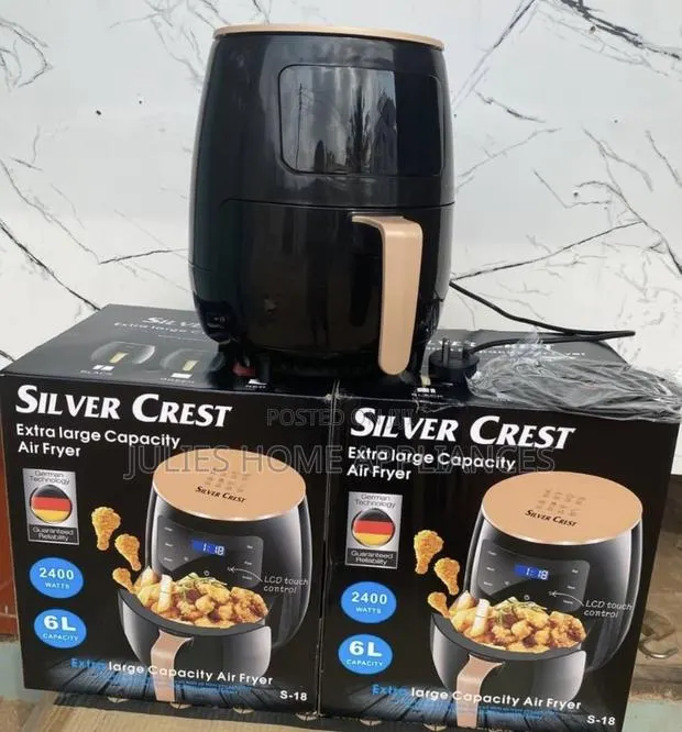6L Liters Silver Crest Air Fryer