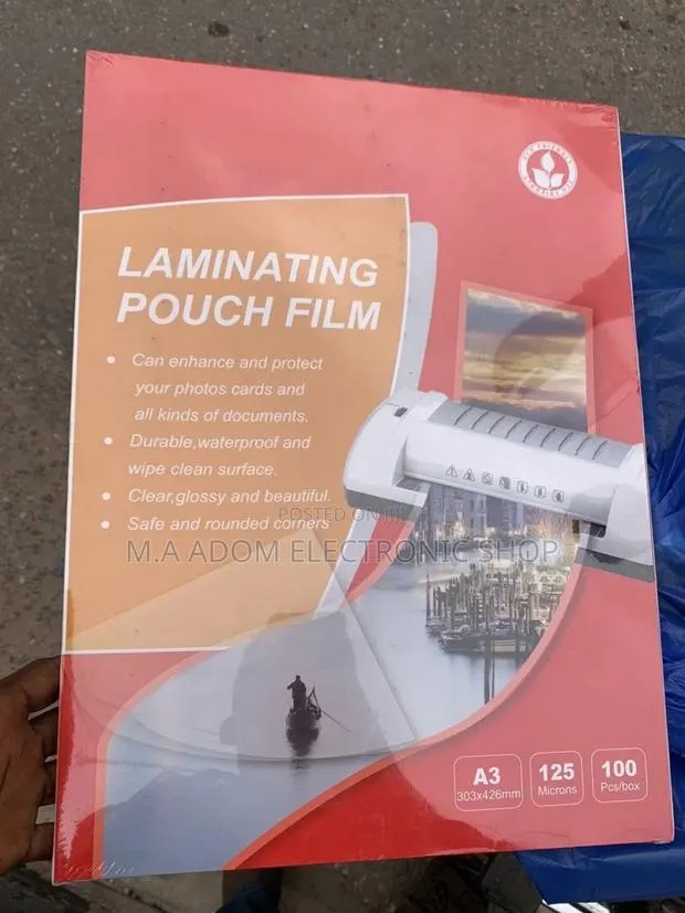 Quality A3 Laminating Film Pouches - 100 Pouches · Photo 1
